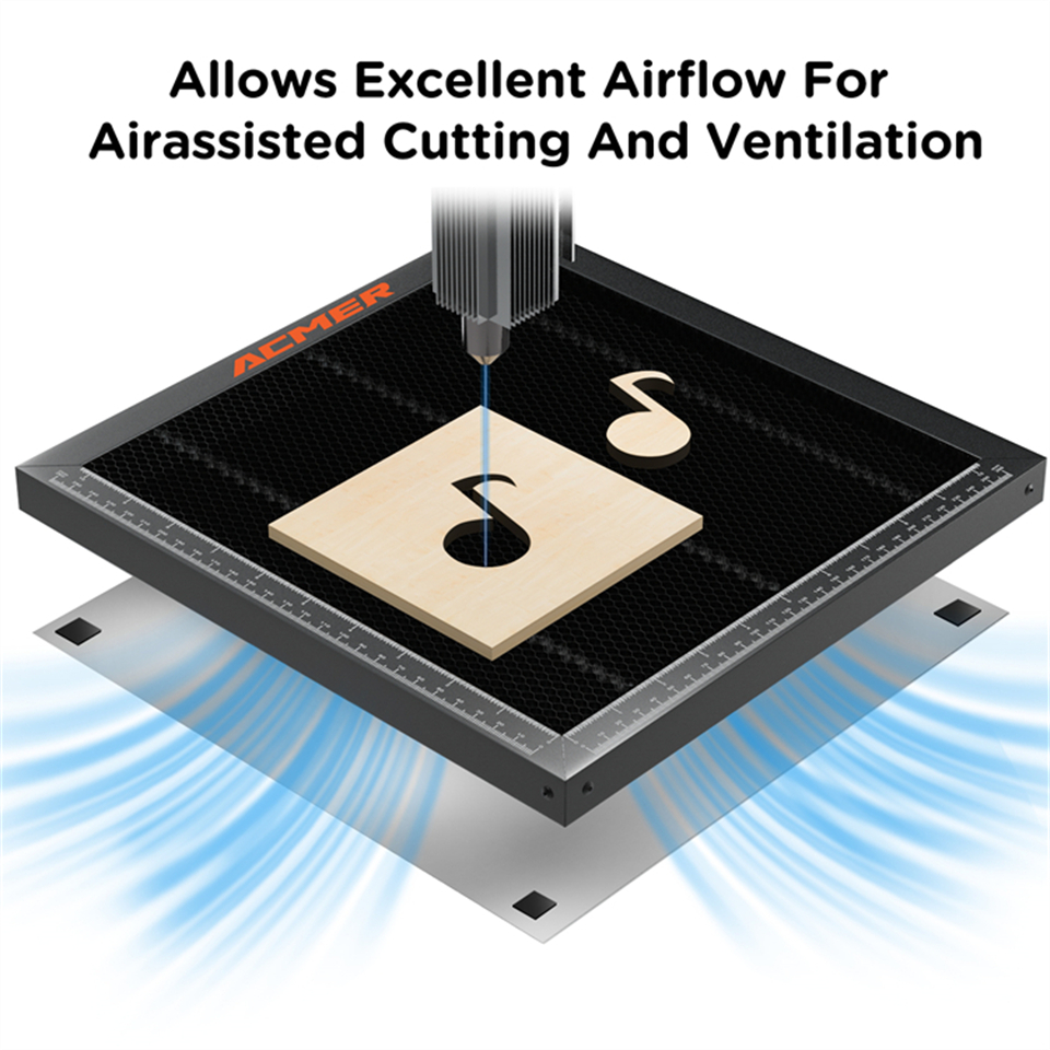 ACMER Honeycomb Panel Laser Wo - đánh giá và giá Co2 Laser Engraving Machine
