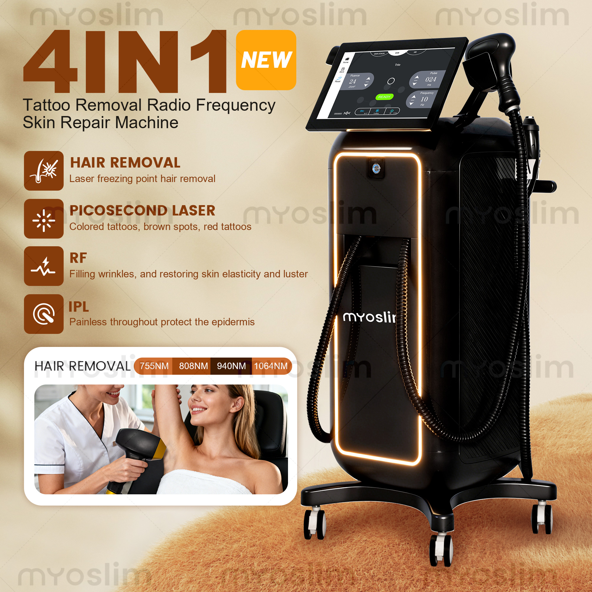 Soprano 4 in 1  Diode Laser Ha - đánh giá và giá Industrial Laser Cleaning Machine