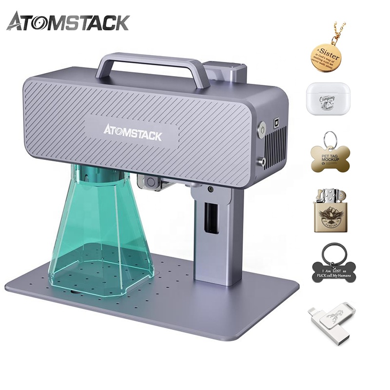 ATOMSTACK M4 Desktop Mini Hand - đánh giá và giá Industrial Laser Printer